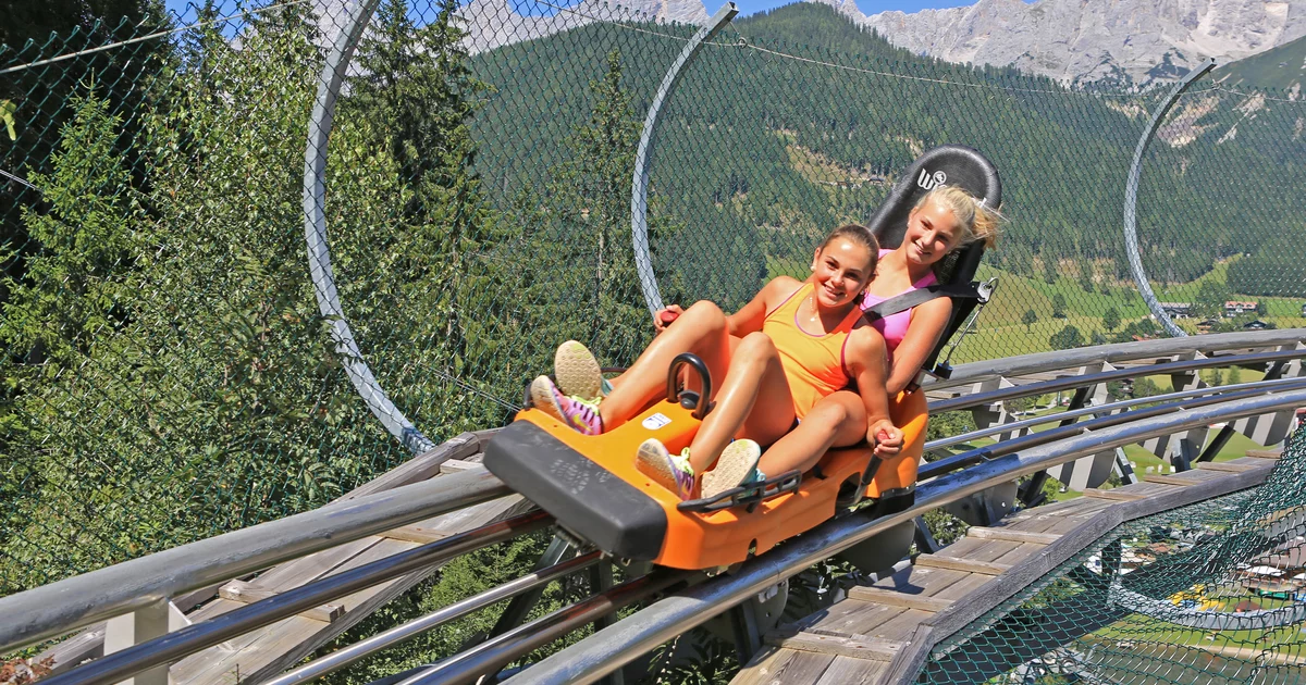 Rittisberg Coaster summer toboggan run in Ramsau am Dachstein